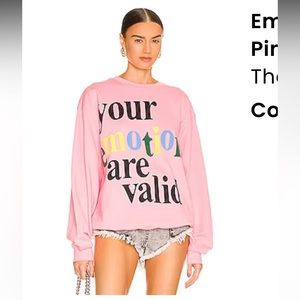 Mayfair Group Emotions are Valid Sweatshirt One Size